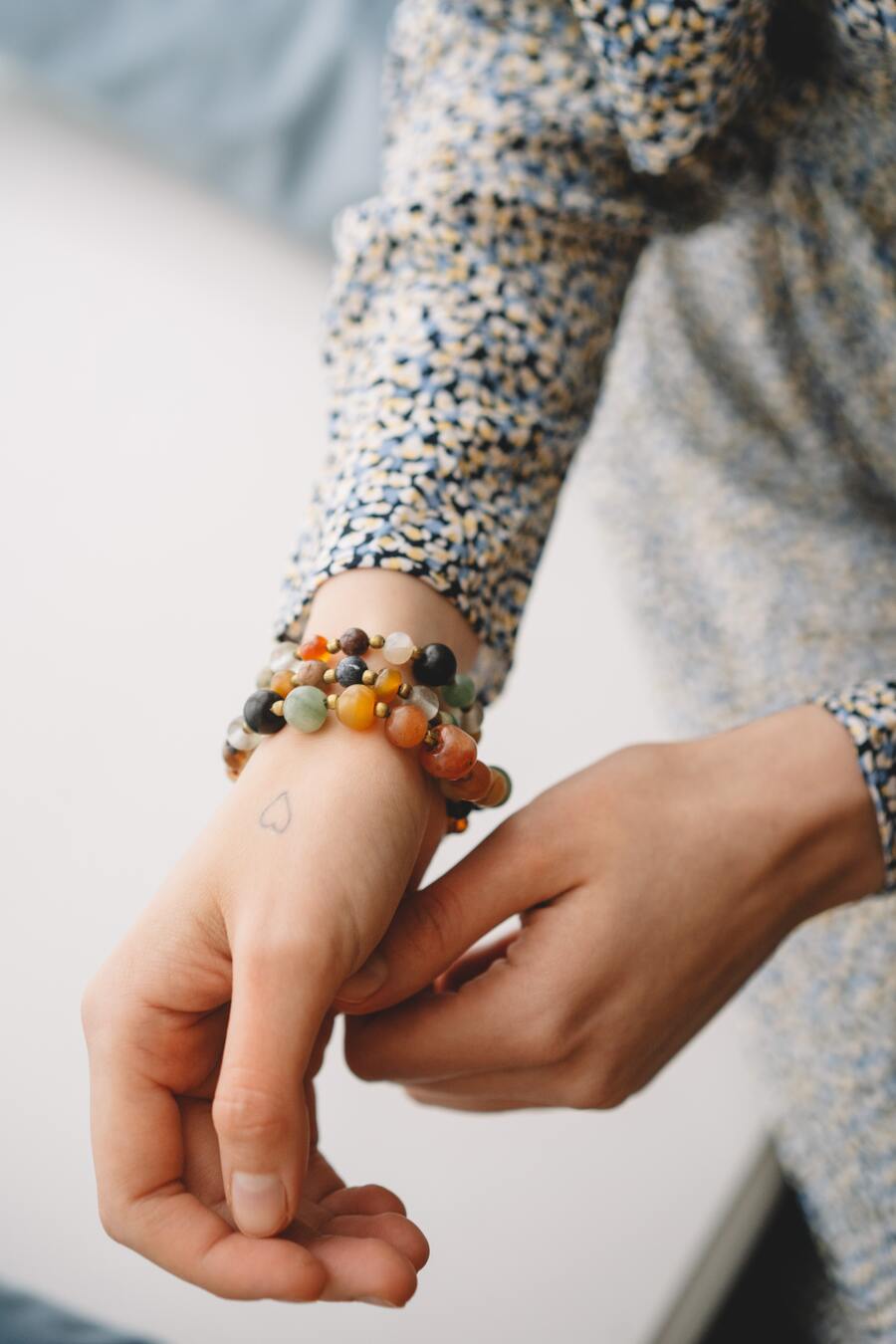 Wearing a Jade bracelet
