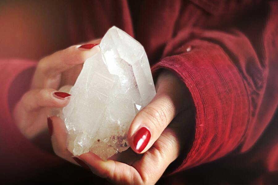 Carrying the crystals