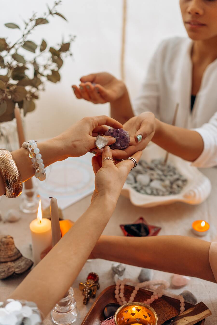 working with crystals