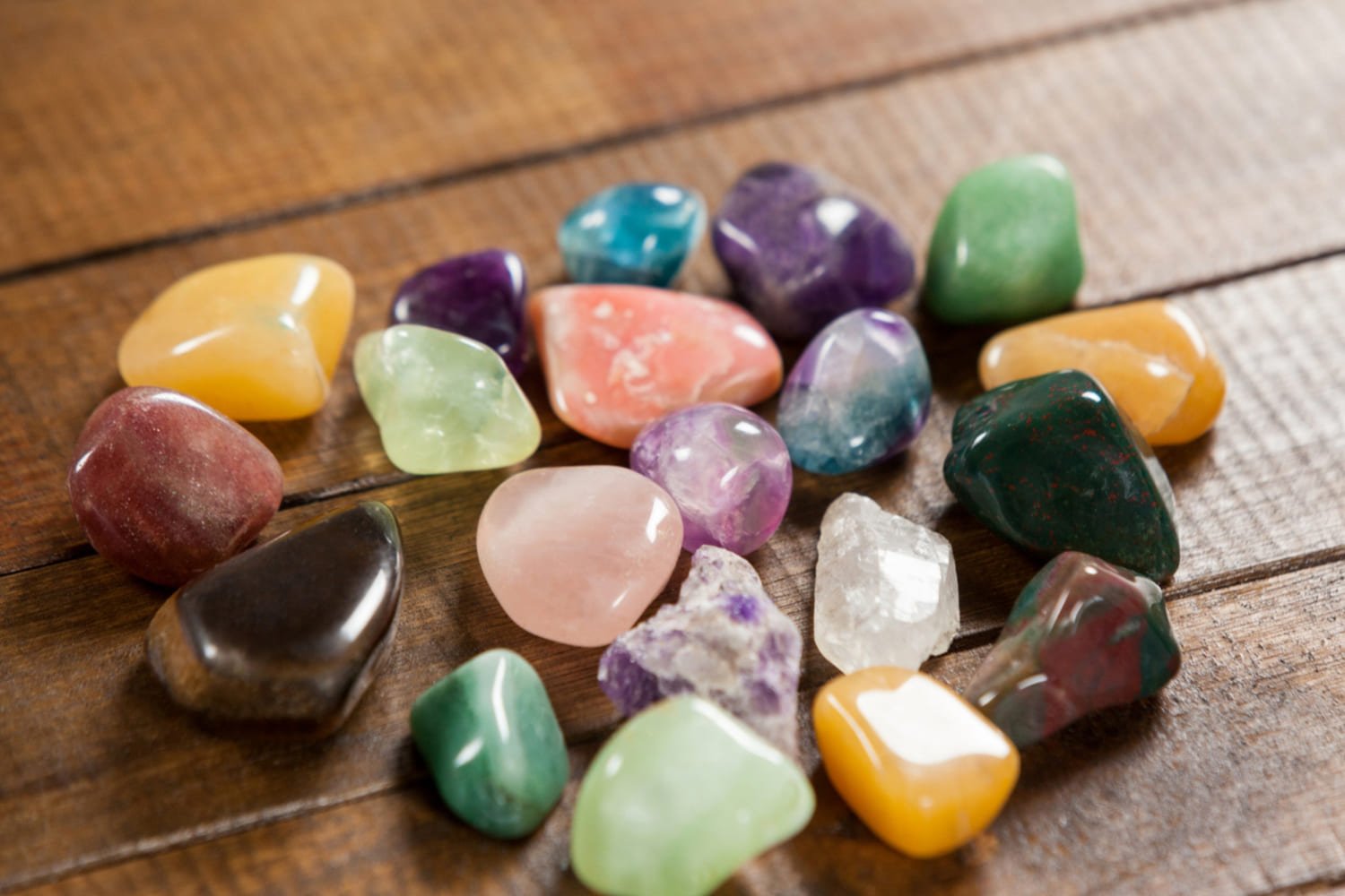 bunch of crystals