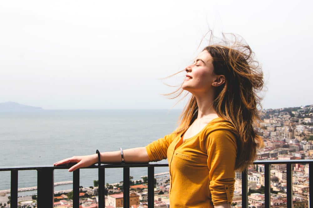 happy woman