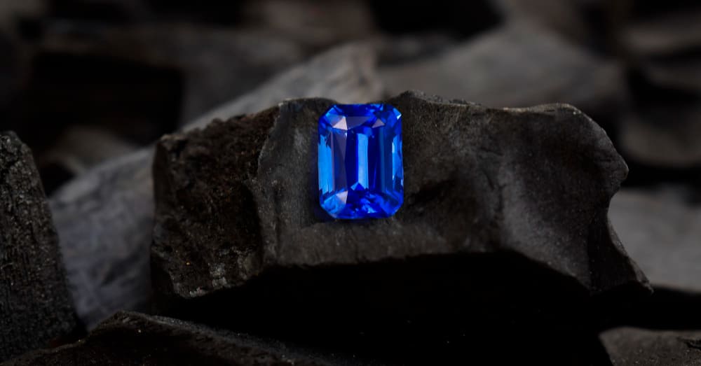 Blue Sapphire crystal