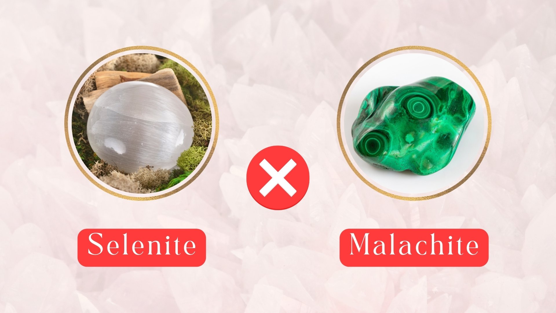 Selenite and Malachite